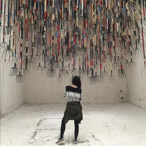 Supreme Pinstripe S/S Football top - Picture 6 of 8